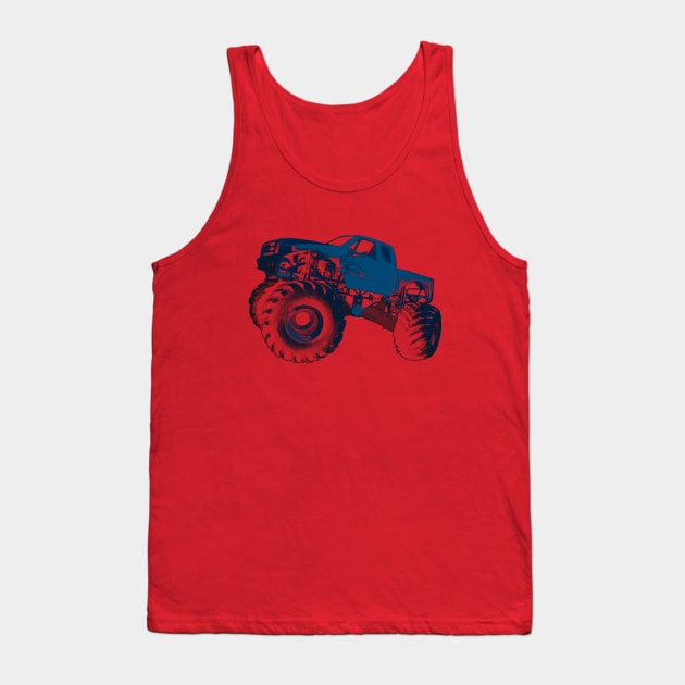 Monster Truck Lover Tank Top by digitaldoodlers